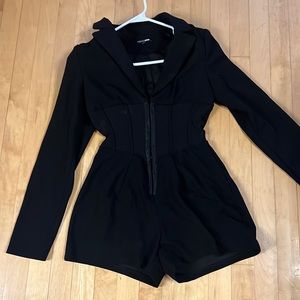 Black Sexy Night Out Romper